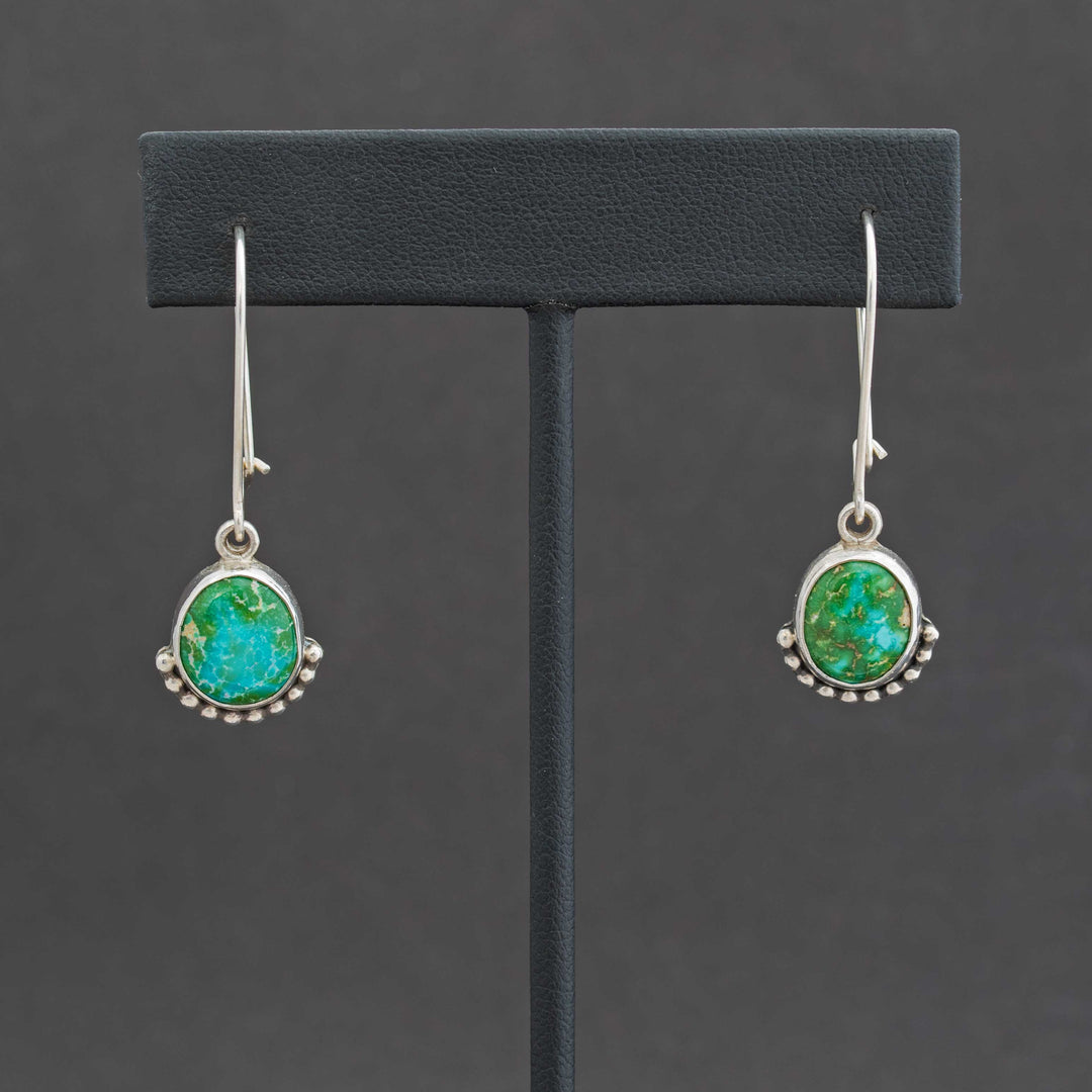 Sonoran Gold Turquoise Dangle Earrings