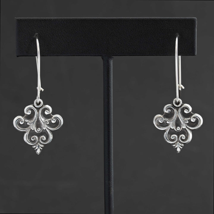 Sterling Silver Gothic Earrings | Ornate Victorian Inspired Jewelry