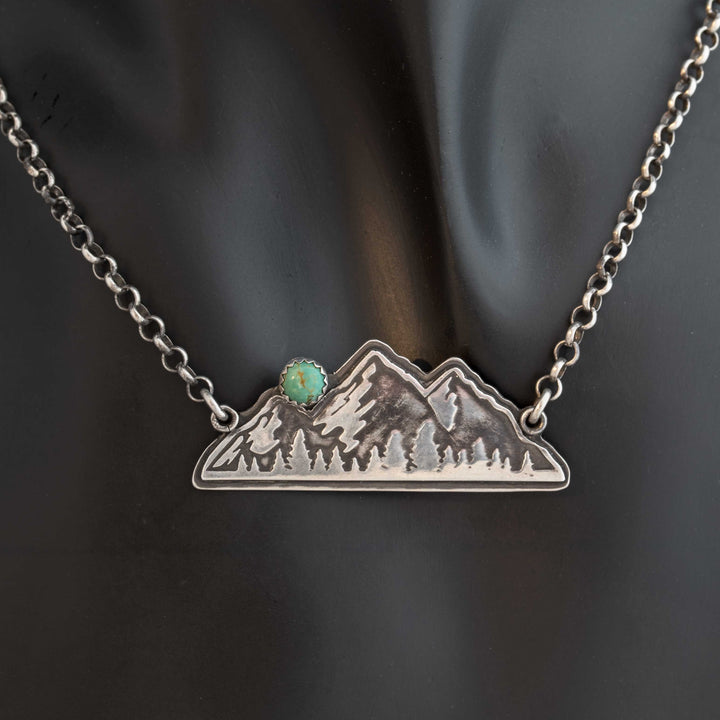 Mountain Range Necklace with Tyrone Turquoise