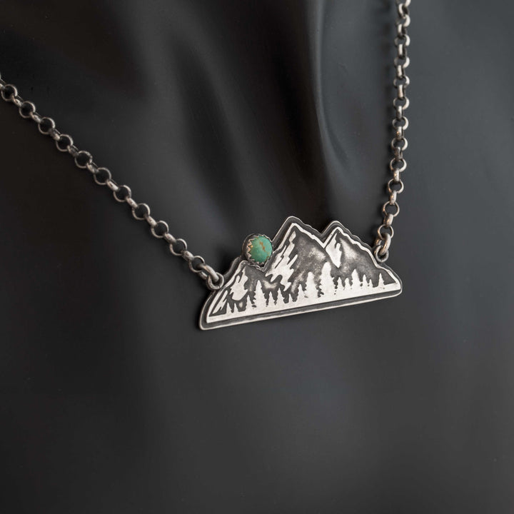 Mountain Range Necklace with Tyrone Turquoise