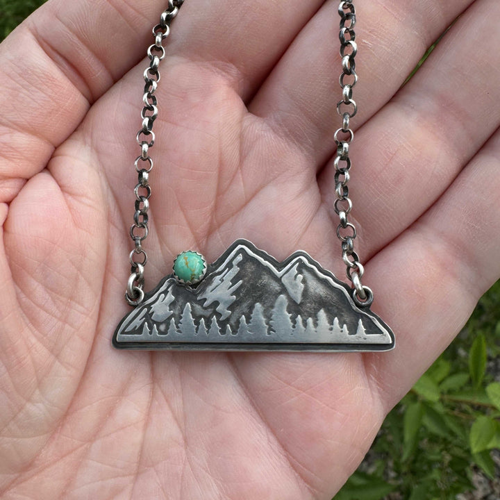 Mountain Range Necklace with Tyrone Turquoise