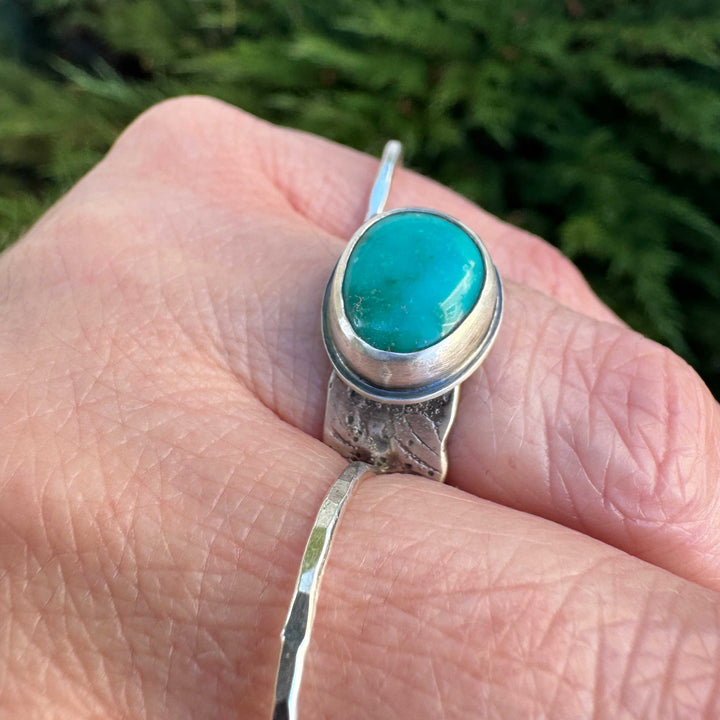 Carico Lake Turquoise Sterling Silver Ring | Size 6