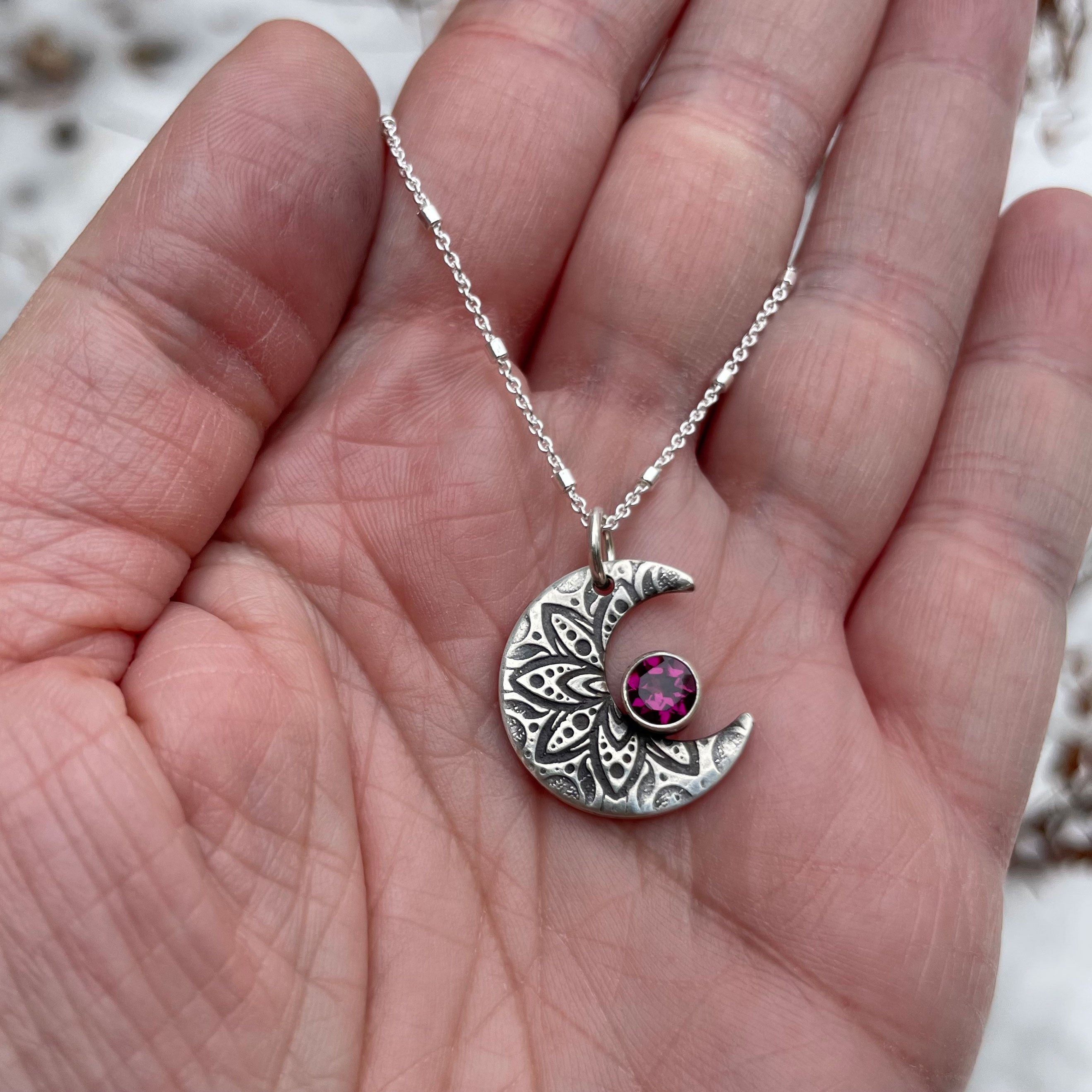 Crescent deals pendant necklace