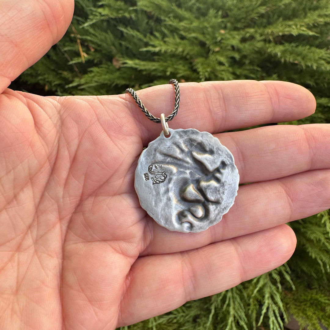 Welo Opal Dragon Necklace | Sterling Silver Dragon Talisman