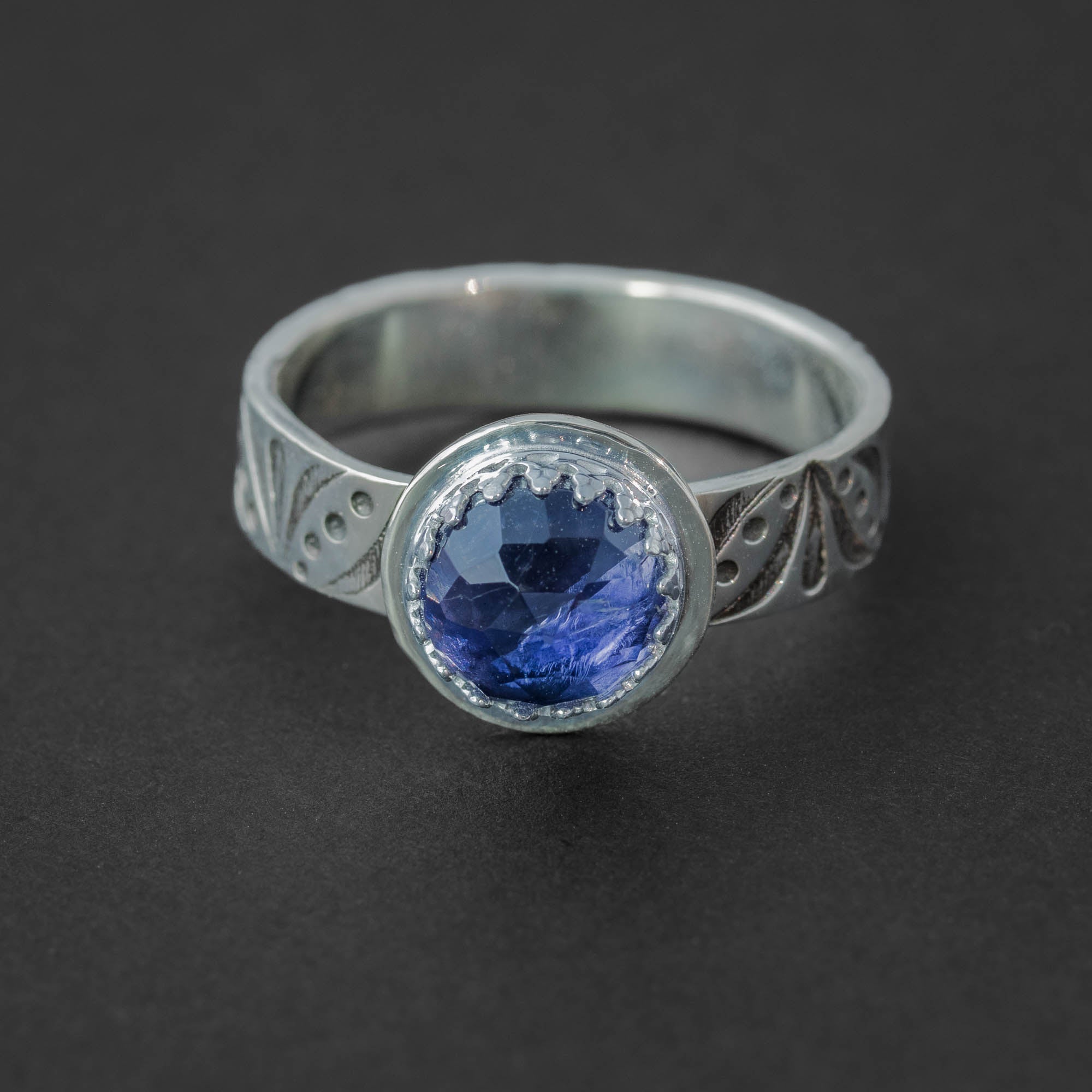 Silver Iolite Gemstone Ring – Silverthaw Jewelry