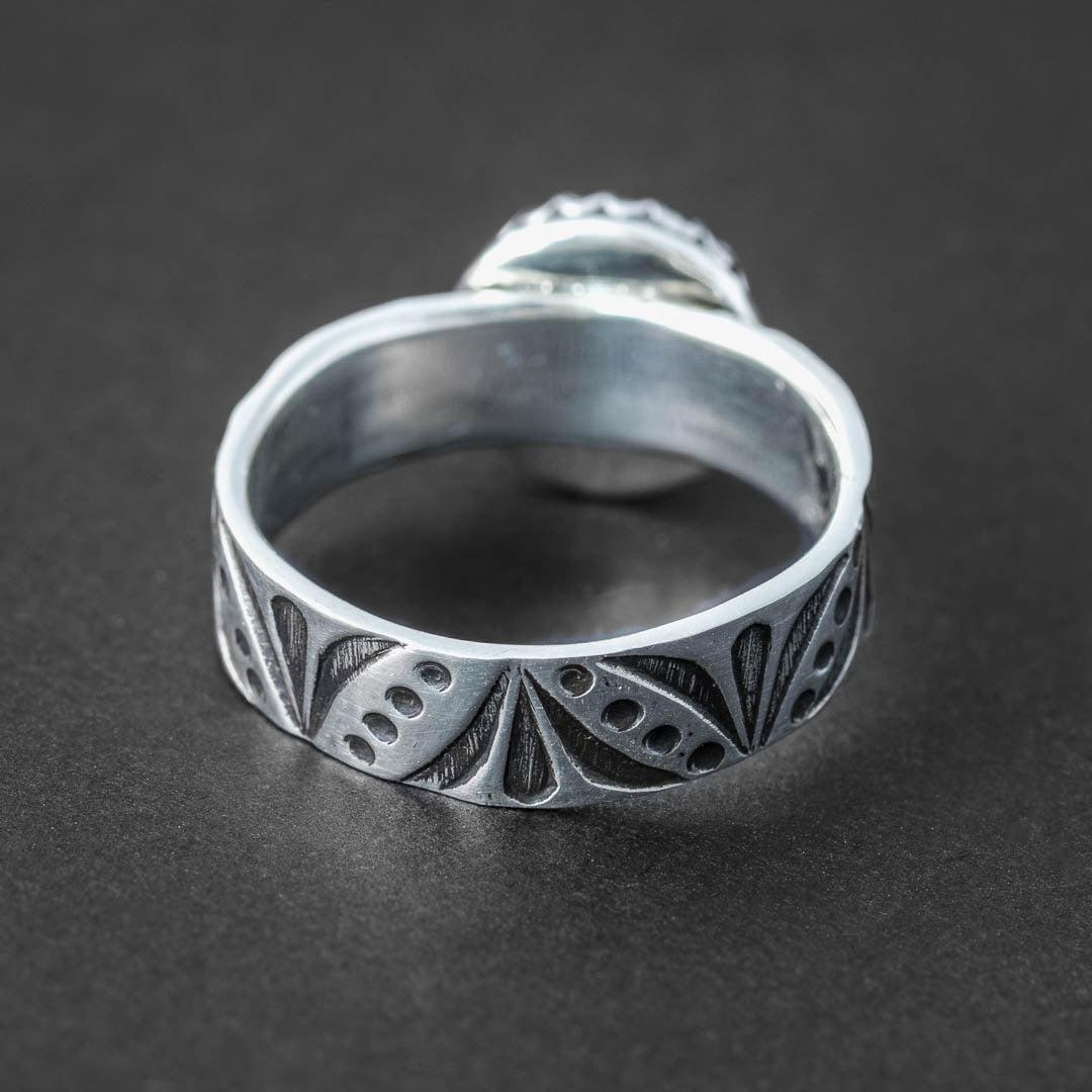 Peridot Gemstone Ring in Sterling Silver