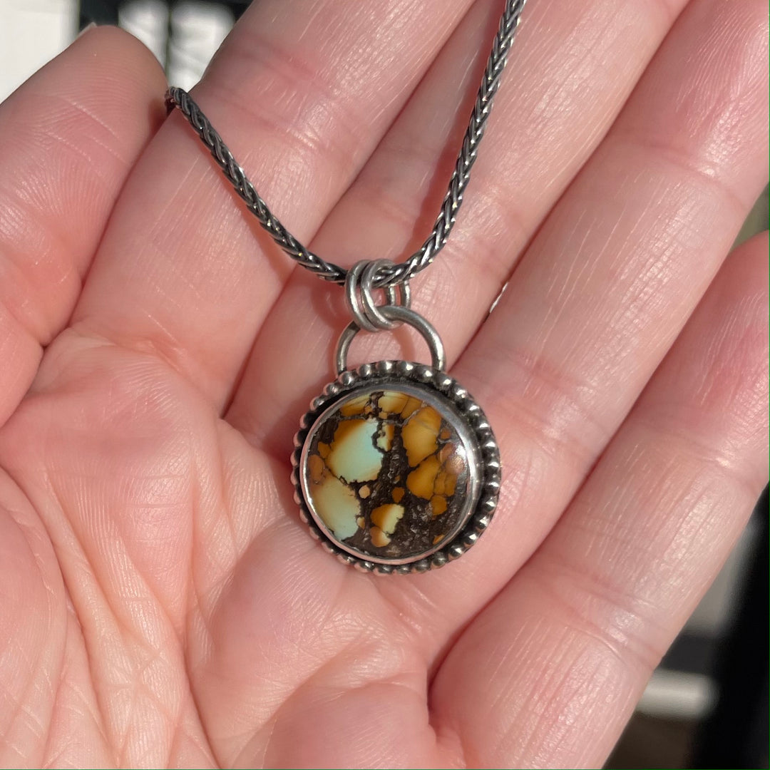 Treasure Mountain Turquoise Pendant Necklace