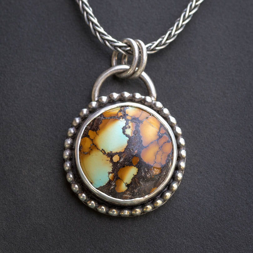 Treasure Mountain Turquoise Pendant Necklace