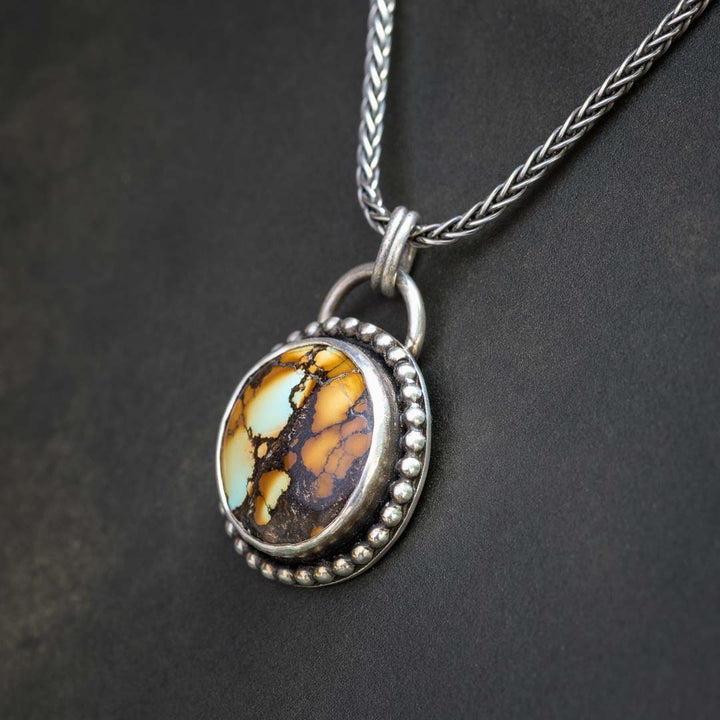 Treasure Mountain Turquoise Pendant Necklace
